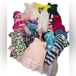 Girls bundle of dresses size 4 lot of 27